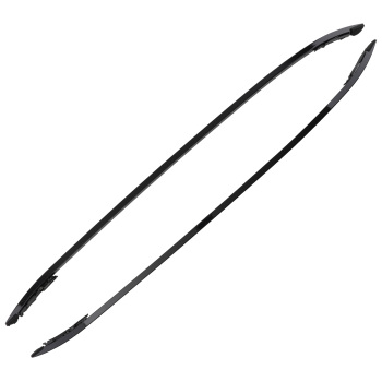 2x Roof Rails compatible for Range Rover Evoque L538 2011 Onwards Black Aluminium