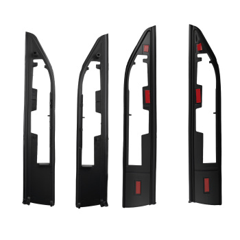 2x Roof Rails compatible for Range Rover Evoque L538 2011 Onwards Black Aluminium