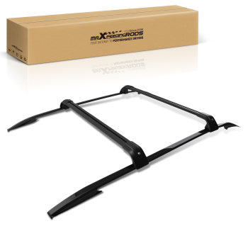 Roof Rack Rails Cross Bars Aluminium Black compatible for Range Rover Evoque L538 2011-2019