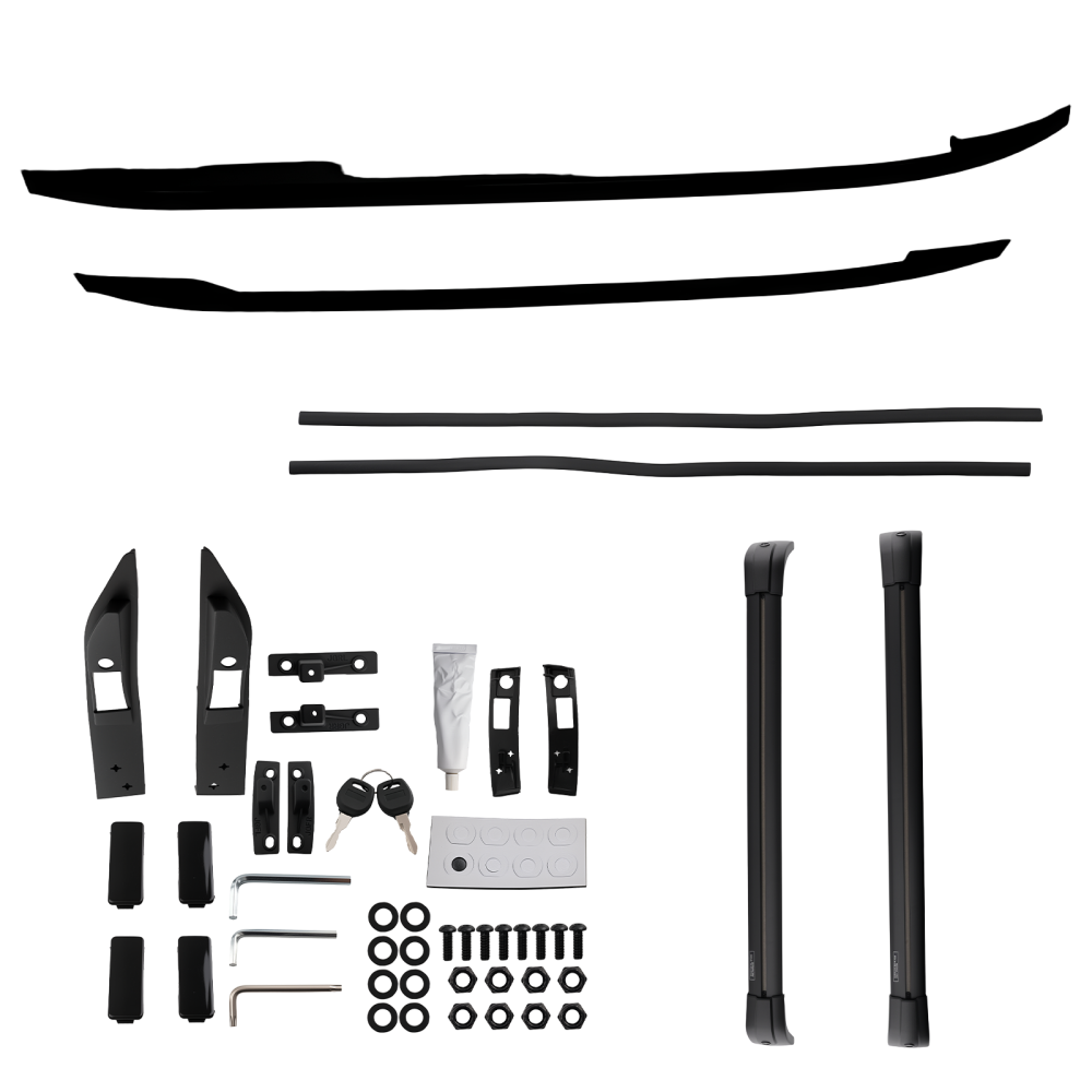 Cross Bar Side Rail Rack compatible for Range Rover Evoque L538 2011-2019 Aluminium