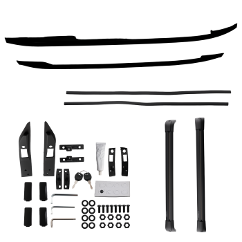 Cross Bar Side Rail Rack compatible for Range Rover Evoque L538 2011-2019 Aluminium