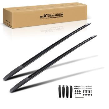 Black Aluminium Roof Rack Rails Side Bars compatible for Range Rover Sport (2005-13) 75kg