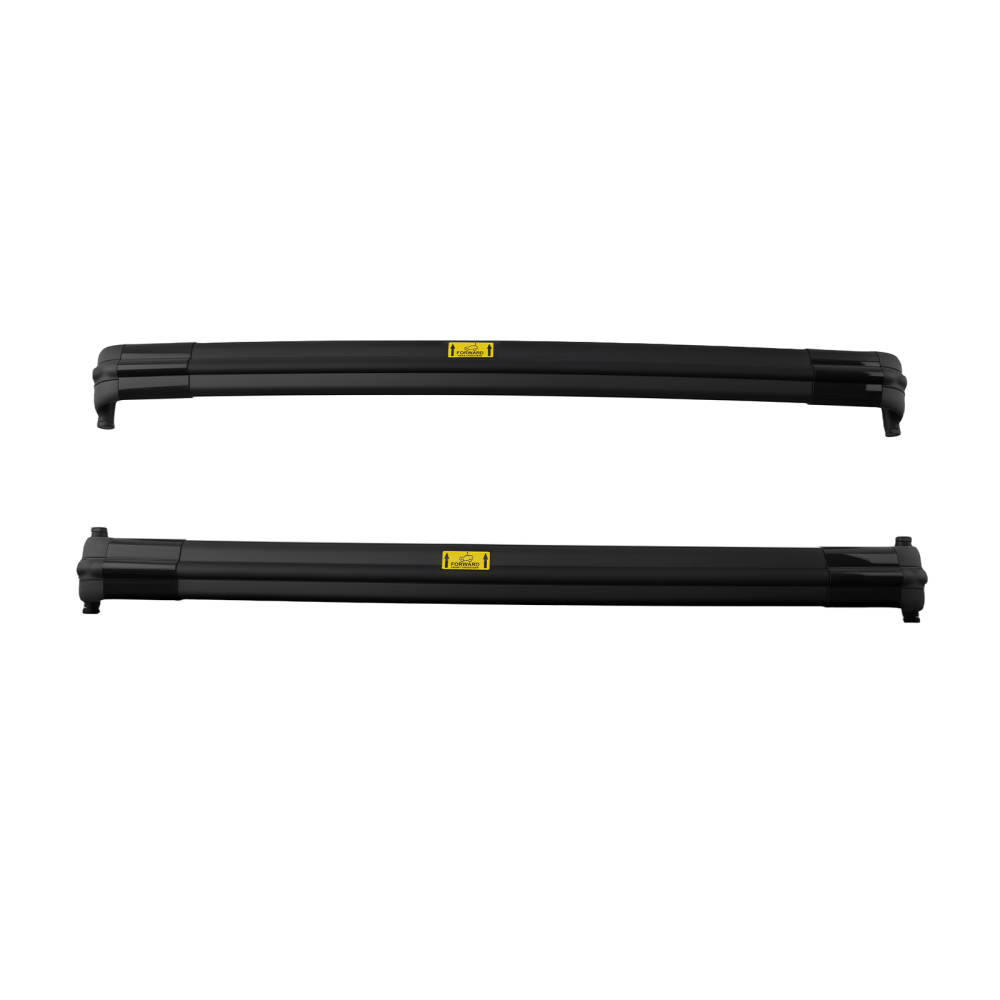 Black Roof Rail Bar compatible for Range Rover Vogue L322 2002-2012 Cross Bar Alloy