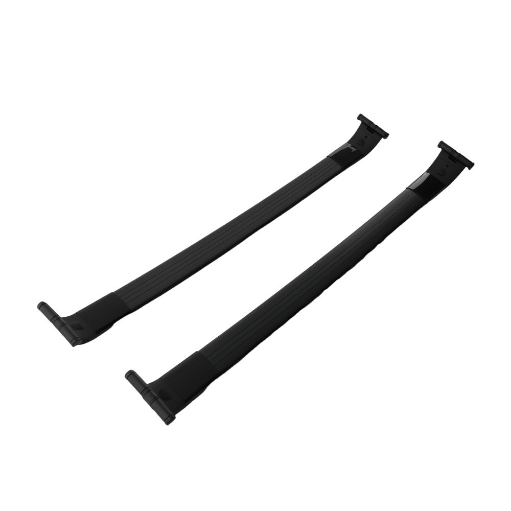 Black Roof Rail Bar compatible for Range Rover Vogue L322 2002-2012 Cross Bar Alloy