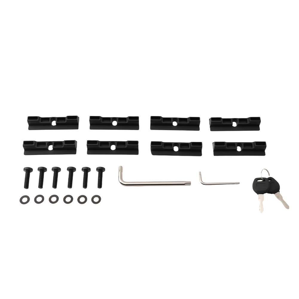 Black Roof Rail Bar compatible for Range Rover Vogue L322 2002-2012 Cross Bar Alloy