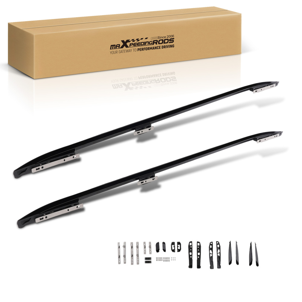 Aluminium Roof Rails Rack Side Bars Black compatible for Range Rover Vogue L405 2013-2021