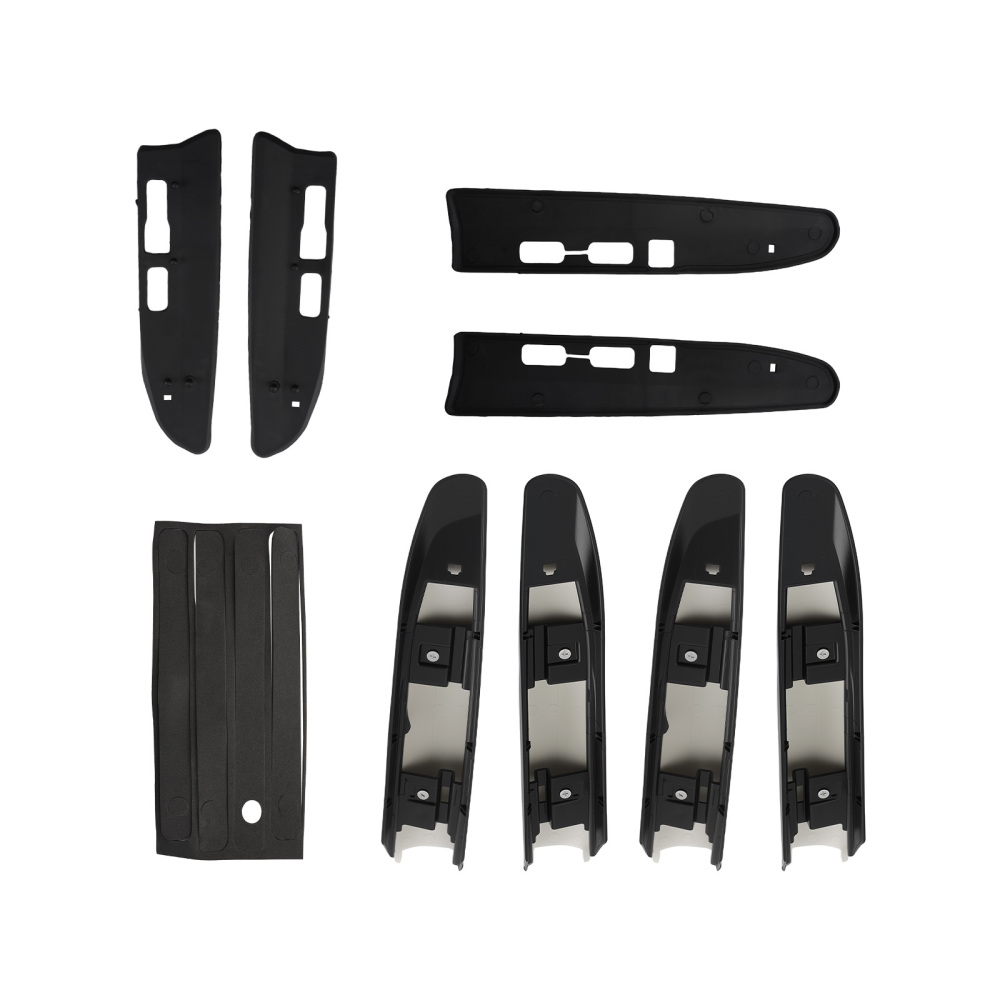 4Pcs Roof Rack for 2021-2025 compatible for Toyota Sienna Side Rails + Cross Bars Silver Set