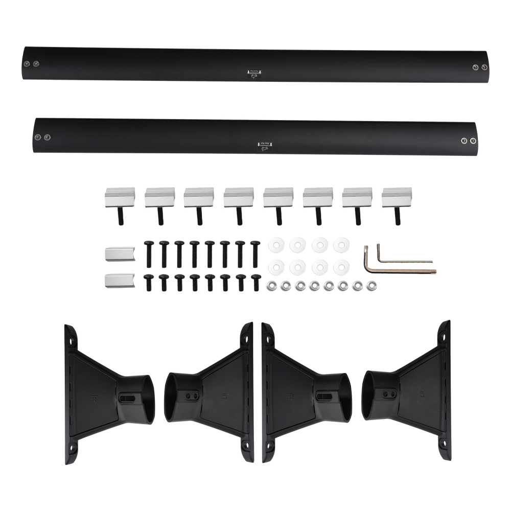 4Pcs Roof Rack for 2021-2025 compatible for Toyota Sienna Side Rails + Cross Bars Silver Set