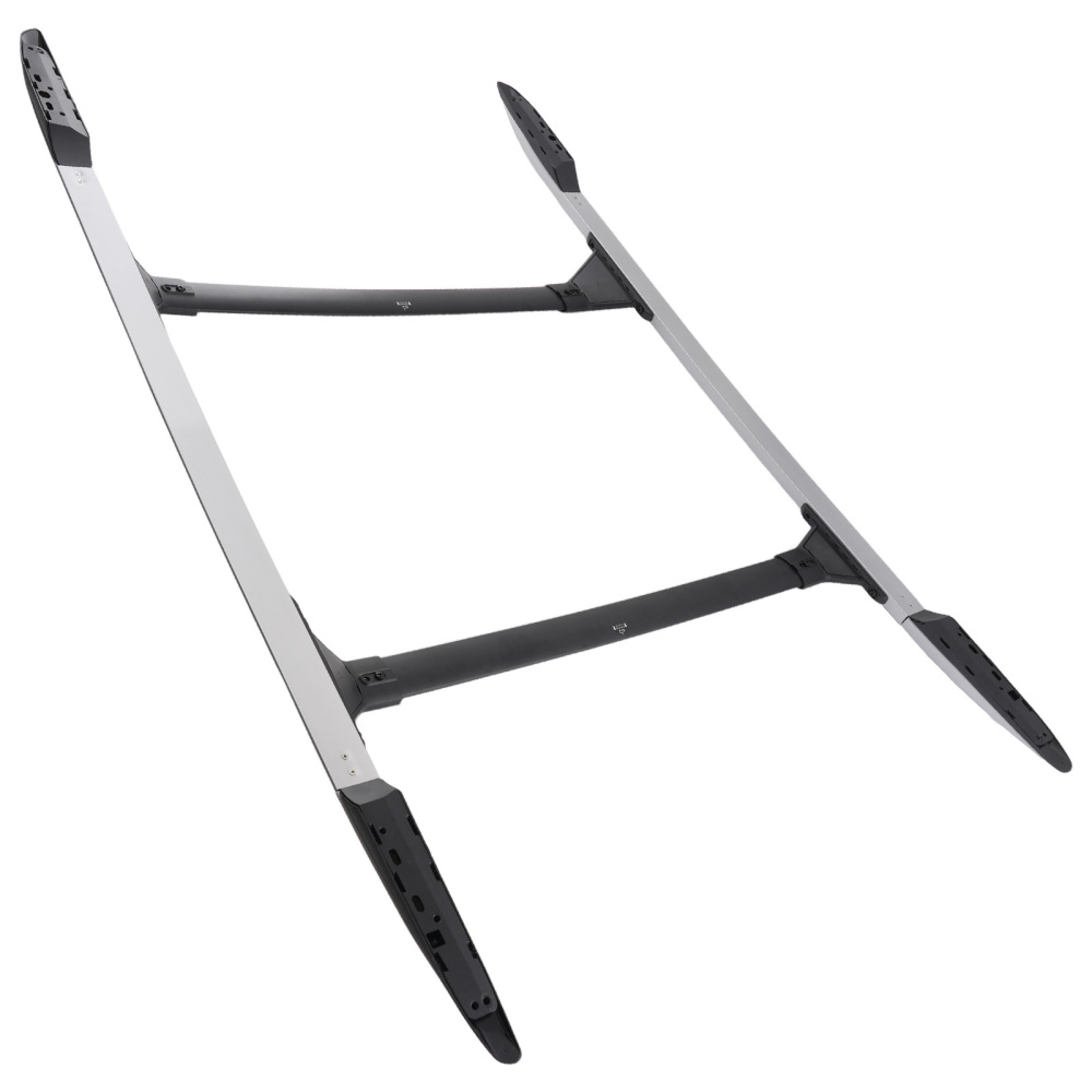 4Pcs Roof Rack for 2021-2025 compatible for Toyota Sienna Side Rails + Cross Bars Silver Set