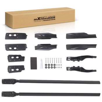 Black Aluminium Roof Rails Bars Set compatible for Toyota RAV4 MK3 2006-2012 2PCS