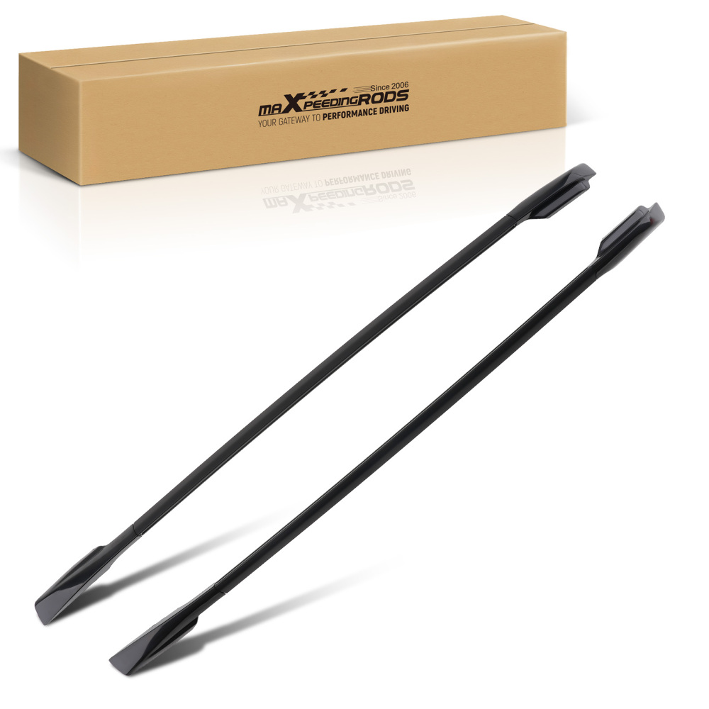 Black Aluminium Roof Rails Bars Set compatible for Toyota RAV4 MK3 2006-2012 2PCS