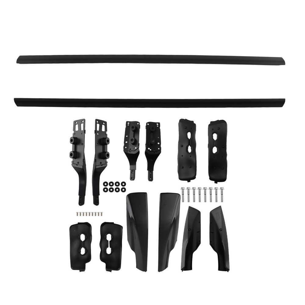 Aluminium Black Bar Rail compatible for Toyota RAV4 MK3 2006-2012 Roof Cross 2PC