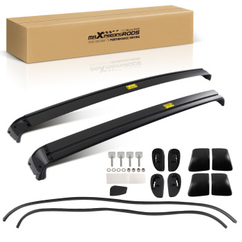 Aluminum Black Luggage Roof Cross Rails Bars Rack compatible for Tesla Model Y 2019-2025