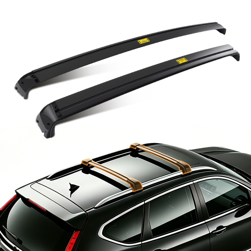 Aluminum Black Luggage Roof Cross Rails Bars Rack compatible for Tesla Model Y 2019-2025