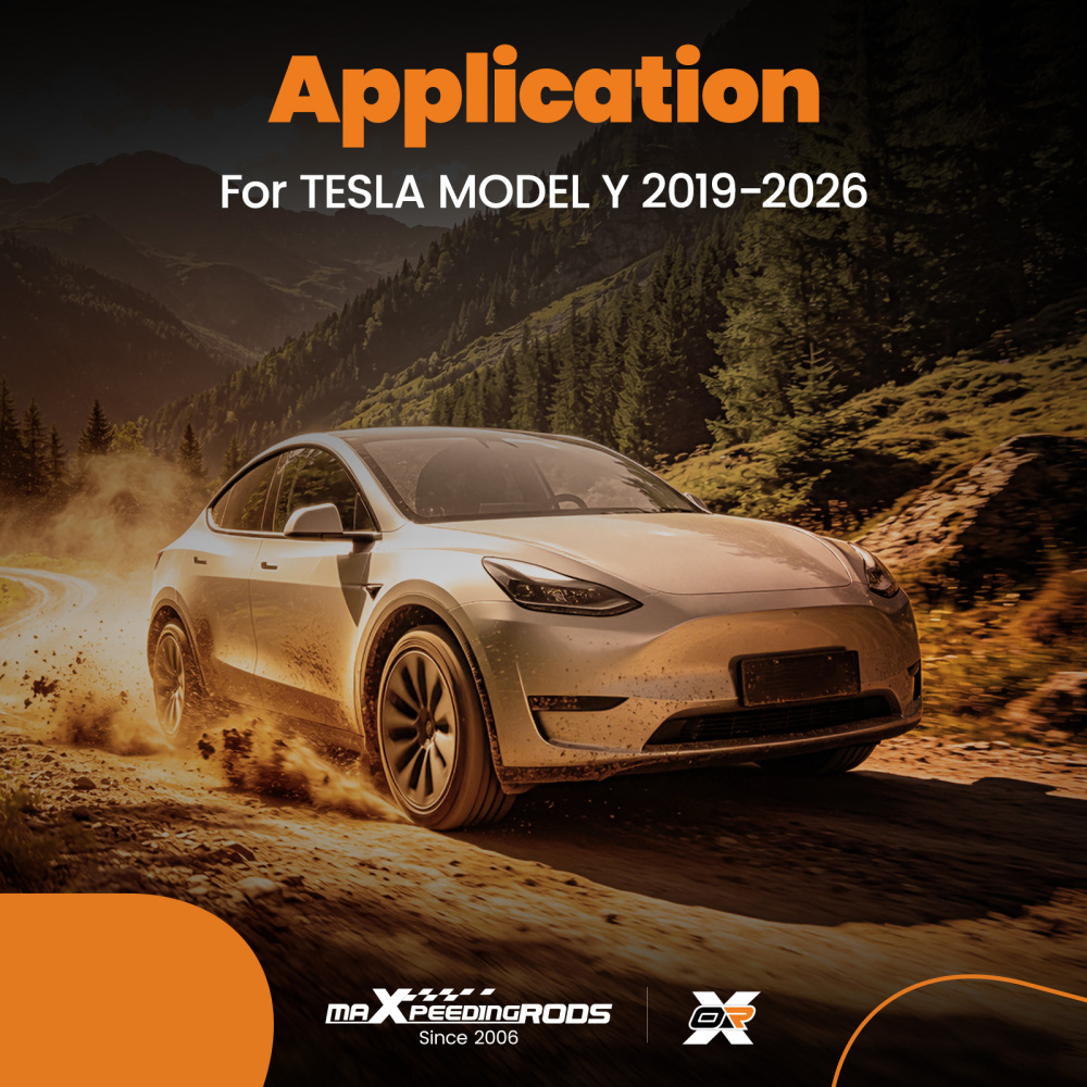 Aluminum Black Luggage Roof Cross Rails Bars Rack compatible for Tesla Model Y 2019-2025