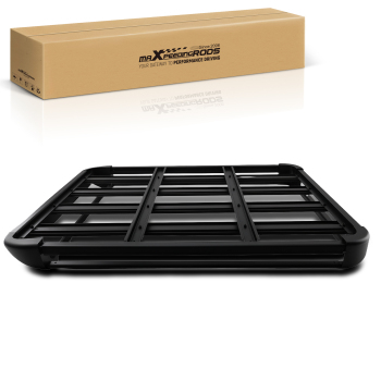 Car Roof Basket Universal 127cm Aluminium Luggage Rack 120kg Capacity Storage