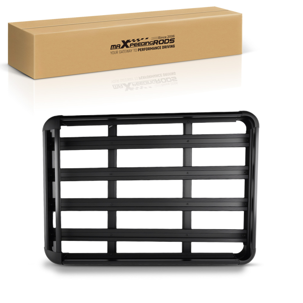 Car Roof Cargo Basket Universal 1.4M Aluminium Rack 120kg Capacity