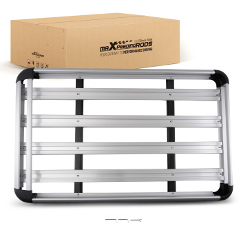1.6 Metre Aluminum Roof Rack Basket Universal Carrier 160x100cm 120kg Max