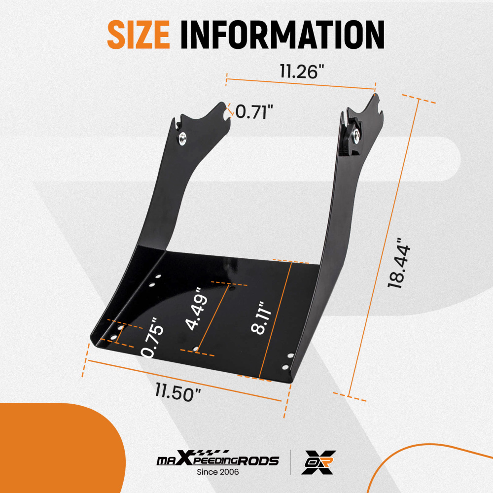 Trunk Mount Rear compatible for Harley Touring KING Tour-Pak 1997 1998 1999 2000-2008