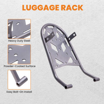 Rear Luggage Rack Carry Cargo Shield Fit Honda CRF250L CRF250M 2012-2022