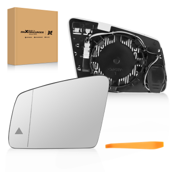 Blind Spot Mirror Glass Left compatible for Mercedes-Benz A-Class B C W204 GLA A2128102121