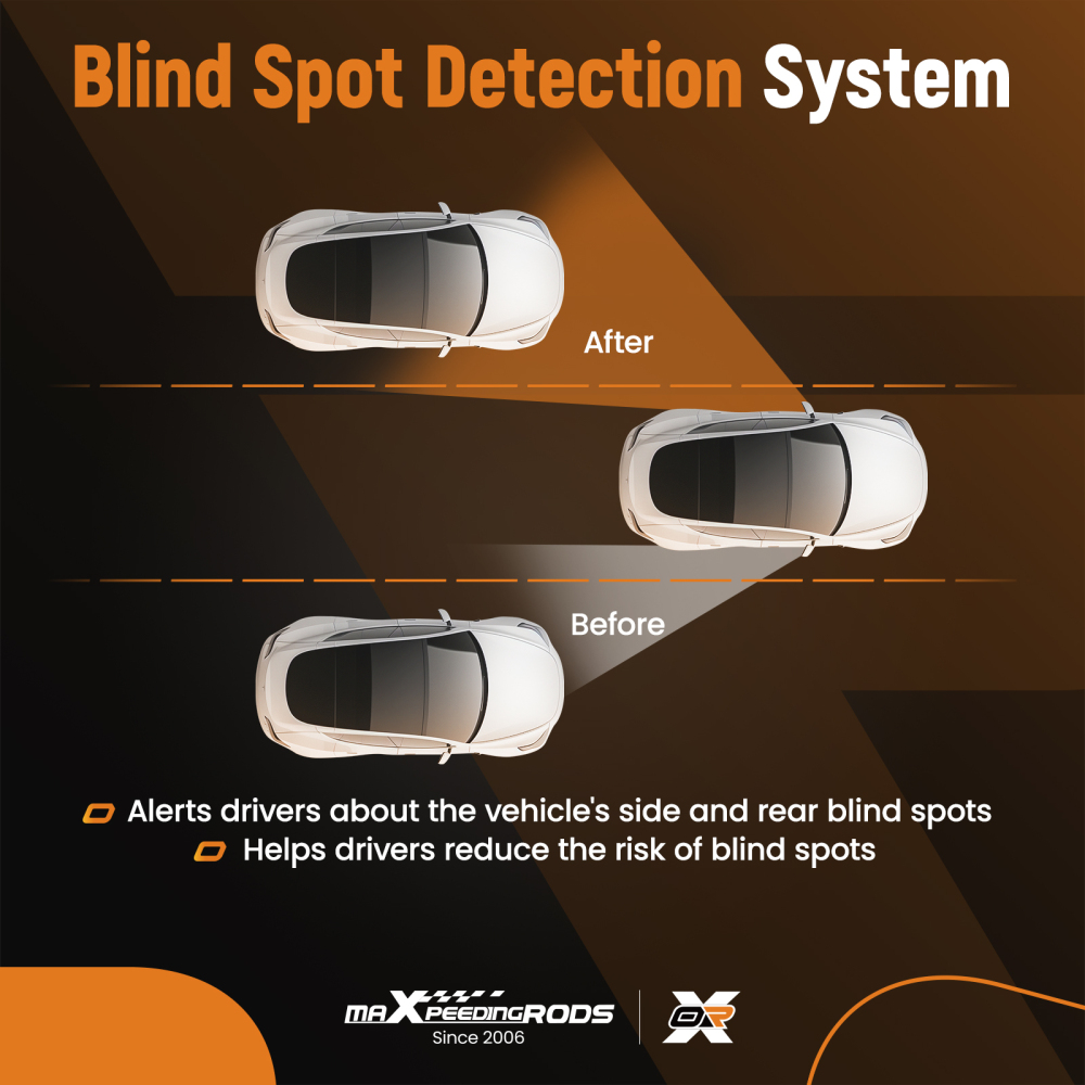 Blind Spot Mirror Glass Left compatible for Mercedes-Benz A-Class B C W204 GLA A2128102121