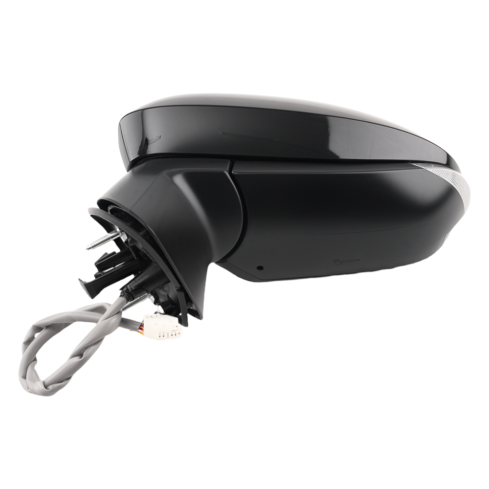 Heated Power Side Mirror compatible for Toyota Corolla 2019-2025 Signal Light Black