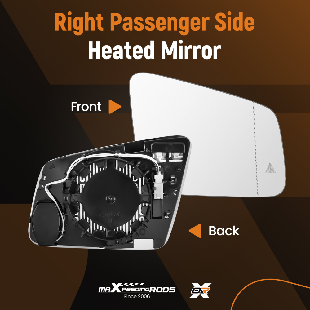 Blind Spot Mirror Glass Right compatible for Mercedes-Benz A-Class B C W204 GLA A2128102921