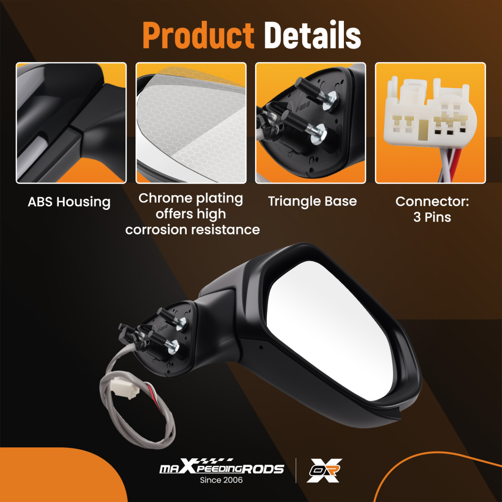 Heated Side Mirror compatible for Toyota Camry Nightshade 2020-2024 8791506330C0