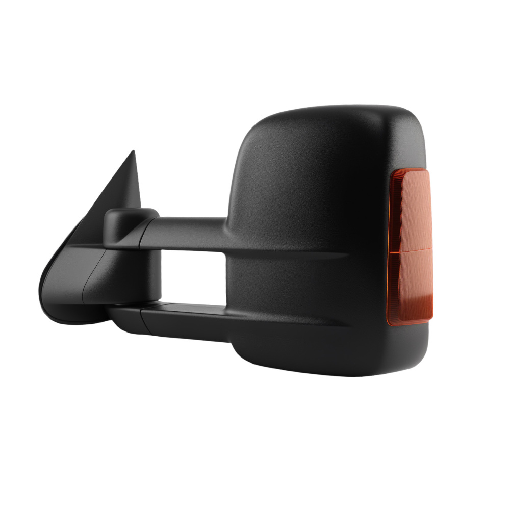 Heated Mirror compatible for Chevy Silverado 1500 2003-2006 15124827 Side View Black