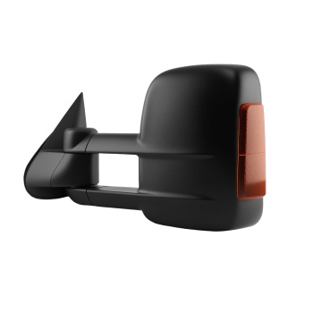 Heated Mirror compatible for Chevy Silverado 1500 2003-2006 15124827 Side View Black