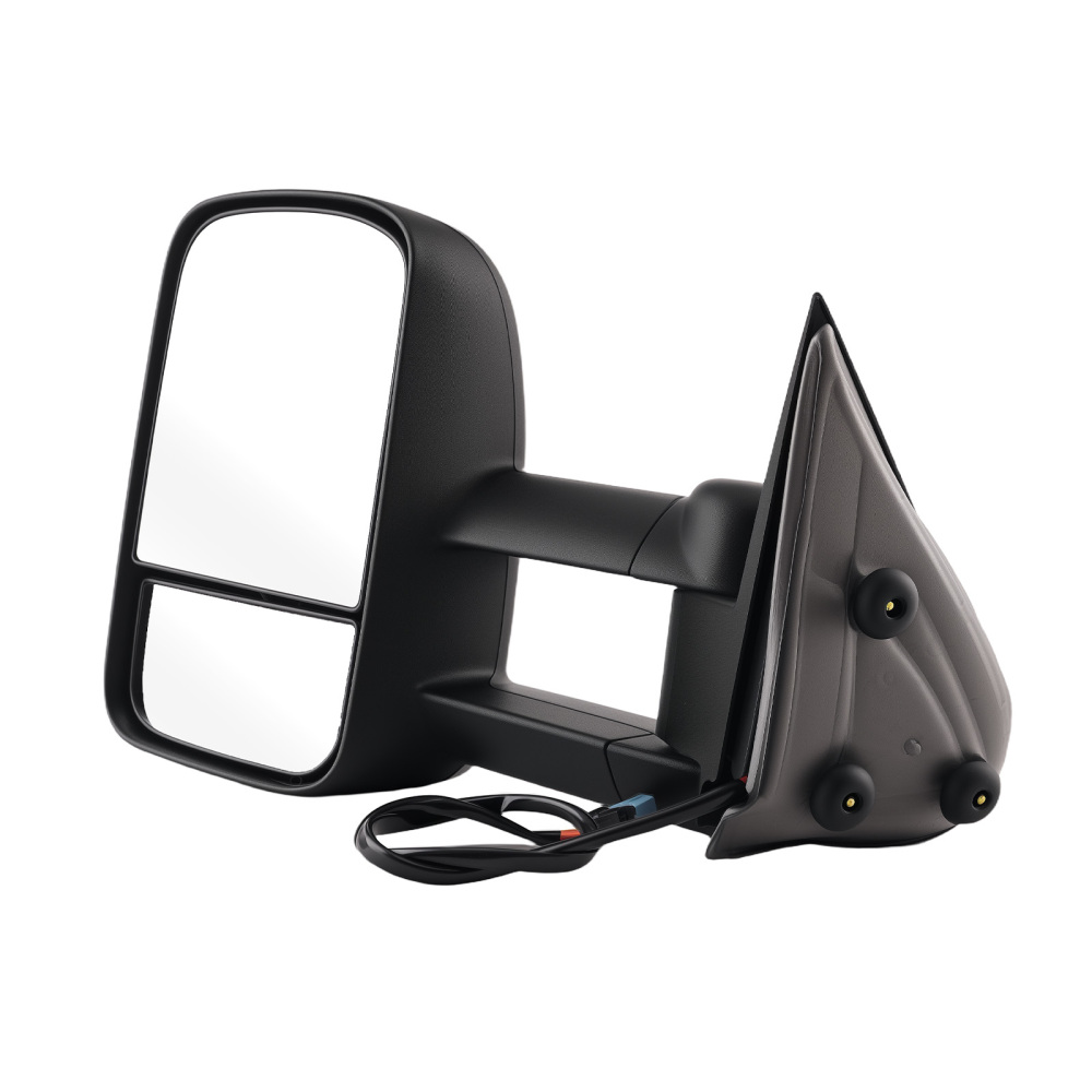 Heated Mirror compatible for Chevy Silverado 1500 2003-2006 15124827 Side View Black