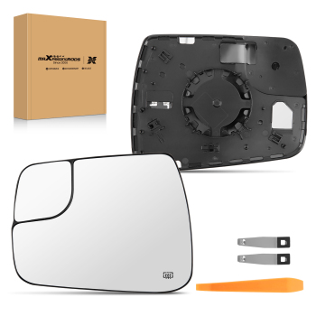 Driver Side Mirror Glass Heated Convex compatible for Dodge Ram 1500 2019-2022 68402037AA