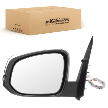 Chrome Left Side Mirror Heated compatible for Toyota Tacoma Trail SR 2016-2023