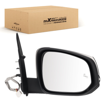 BSM Chrome Side View Mirror compatible for Toyota Tacoma SR SR5 2016-2023 TO1321360