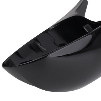 Black Door Mirror Cover compatible for BMW 1 Series E81 E82 2010-2012 51167205291