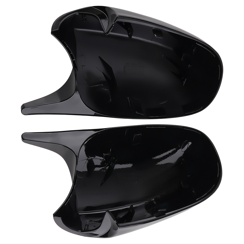 Mirror Cap compatible for Case Compatible for BMW E90 E91 E92 E93 2008-2013 51167205291 Black Pair