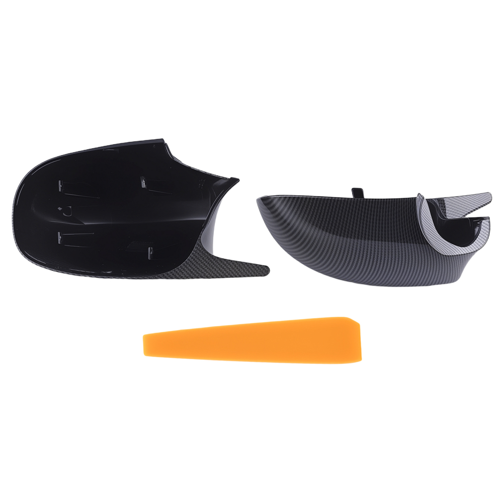 Pair Exterior Rear View Door Wing Mirror Cover Capfor BMWE90 E91 E92LCI
