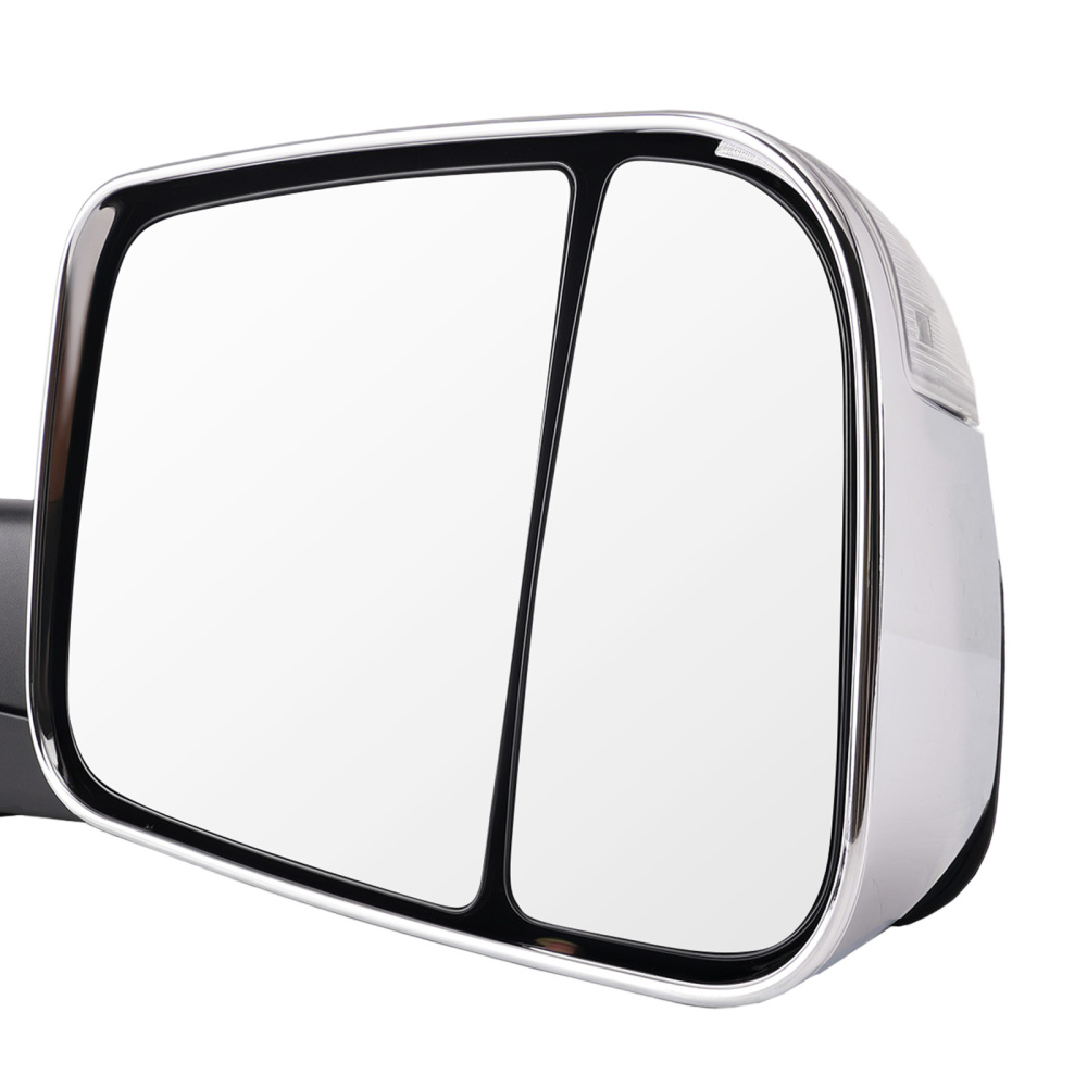 Chrome Extendable Side Mirror compatible for Dodge Ram 2500/3500 2010-2018 55372071AH
