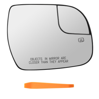 Passenger Heated Convex Side Mirror Glass compatible for Toyota Sienna 2014-2020 8790308080