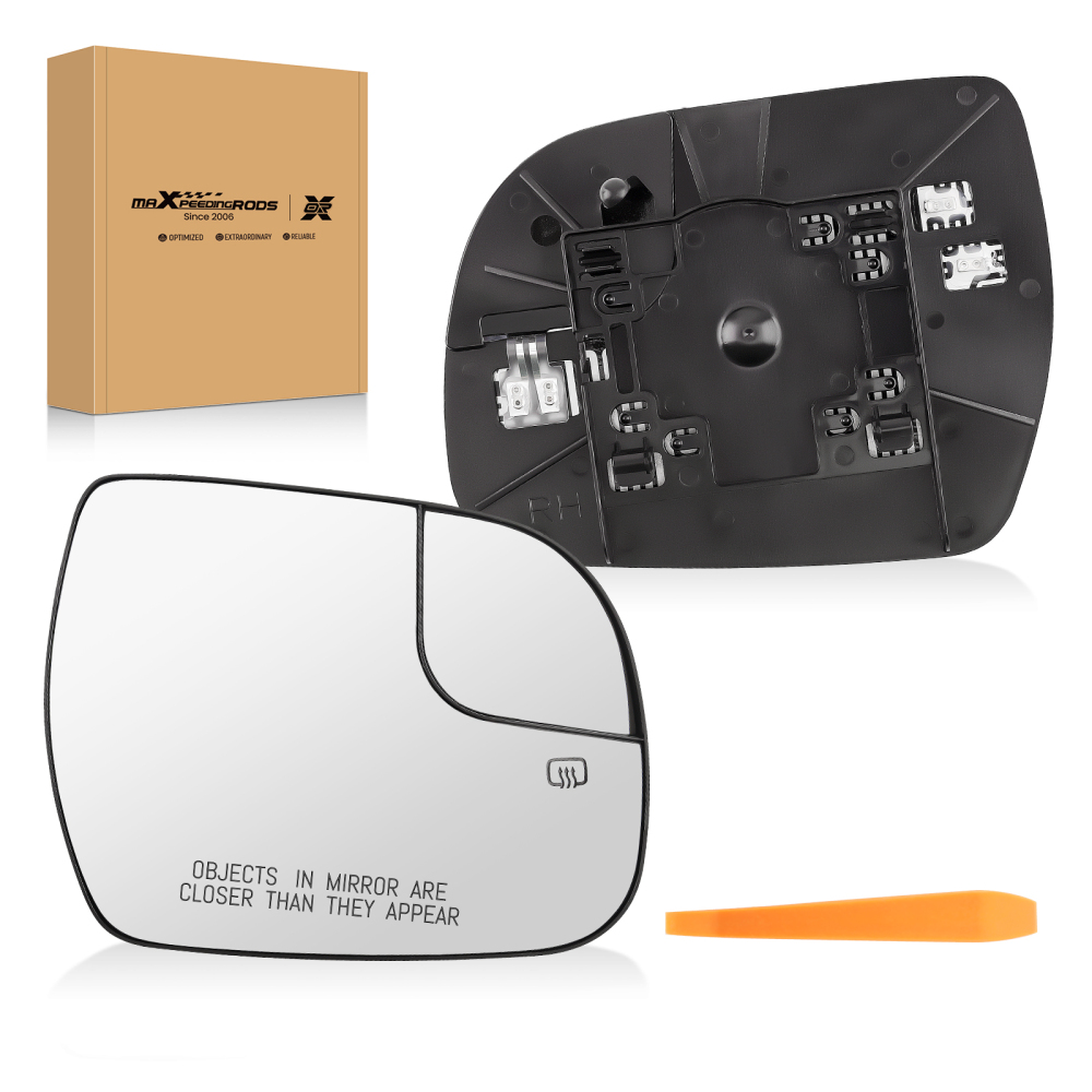 Passenger Heated Convex Side Mirror Glass compatible for Toyota Sienna 2014-2020 8790308080