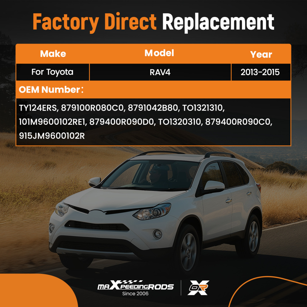 Rear View Mirror Right compatible for Toyota RAV4 2013-2014 TO1321310 Power Heated