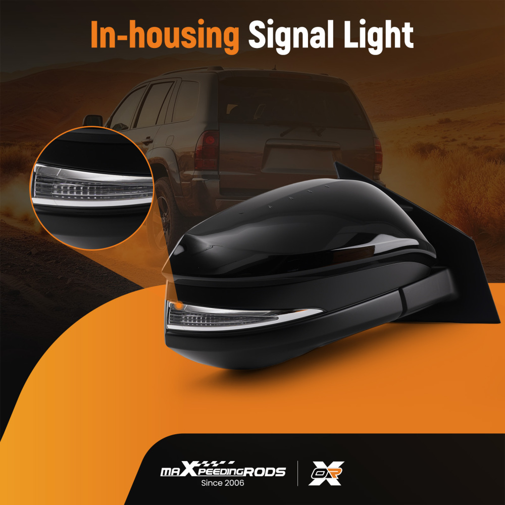 Rear View Mirror Right compatible for Toyota RAV4 2013-2014 TO1321310 Power Heated