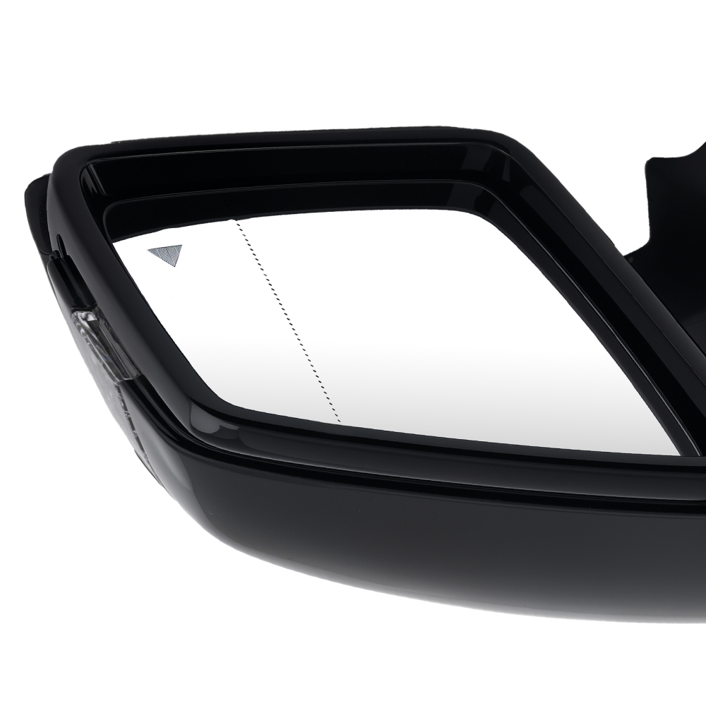 Rear View Mirror Right compatible for Mercedes-Benz GLE W166 2015-2019 Black Puddle
