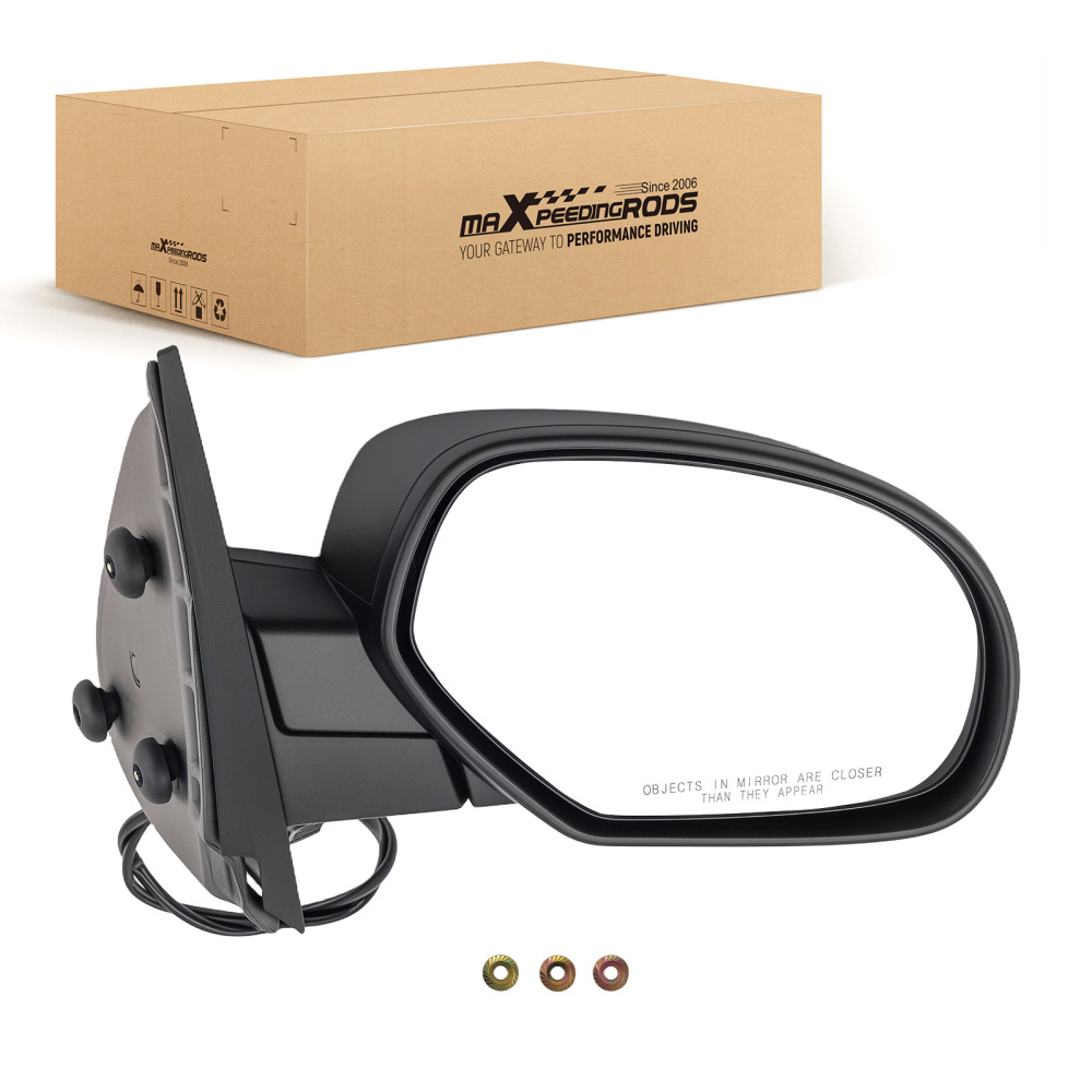 Black Mirror compatible for Chevy Tahoe 2007-2014 25775845 Power Heated Right Manual Fold