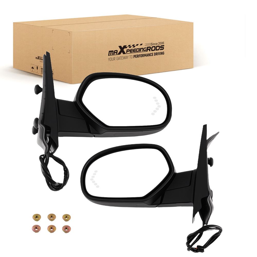 Extendable Mirror compatible for Chevy Silverado 1500 2007-2013 25775875 Heated