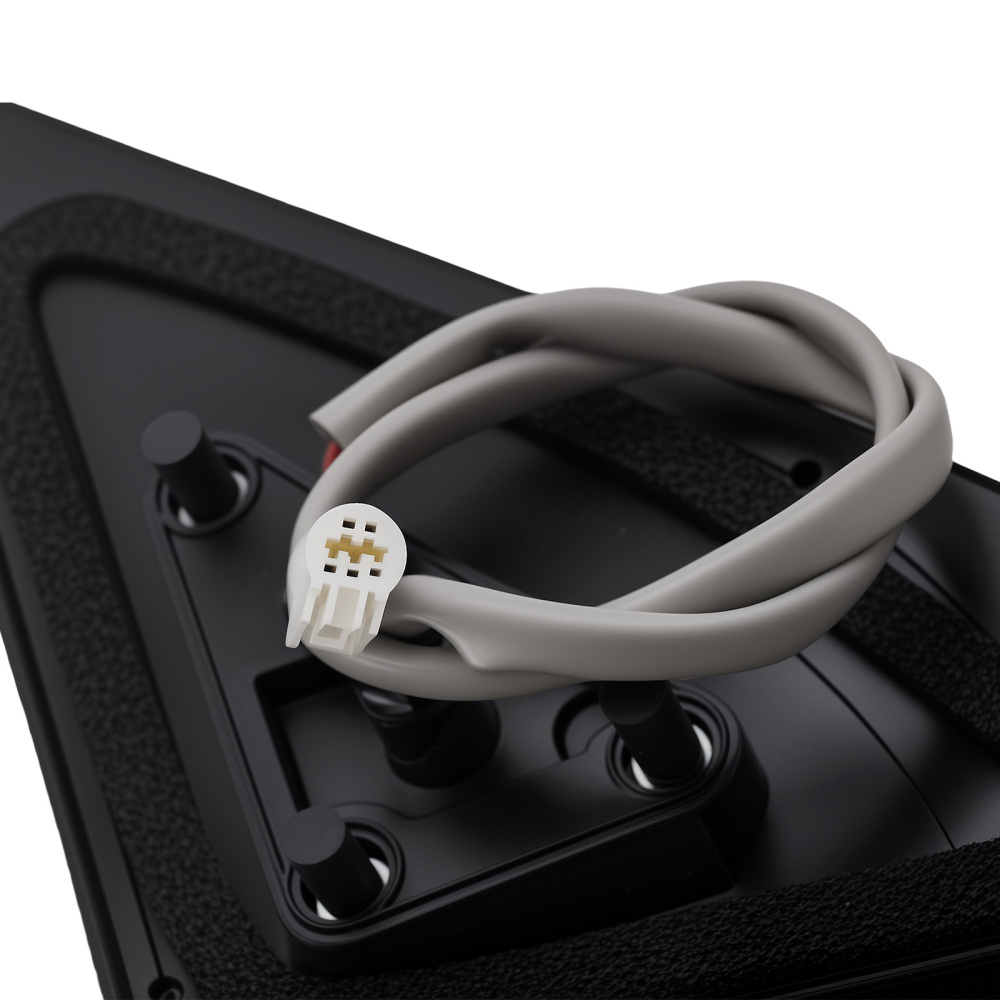 Driver Heated Mirror compatible for Toyota Highlander Base SE Sport 2008-2013 Black