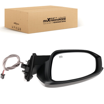 Heated Left Mirror Power compatible for Toyota Highlander 2014-2018 879400E130 Black