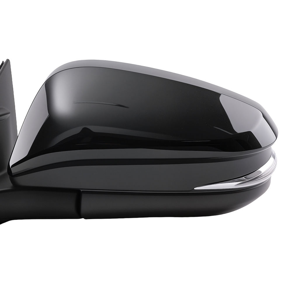 Left Side Mirror compatible for Toyota Highlander 2.7L 2017-2019 Power Fold Black