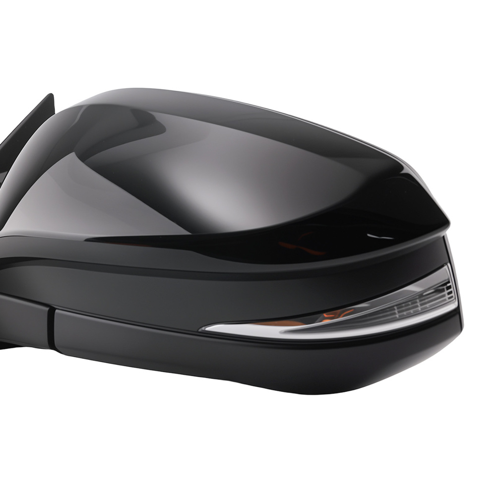 Left Side Mirror compatible for Toyota Highlander 2.7L 2017-2019 Power Fold Black